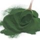 Spirulinapoeder op een lepel